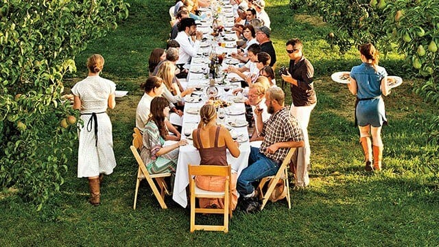 A Farm to Fork Dinner at Kiyokawa Family Farms in Oregon. Photo Credit: Peter Frank Edwards, CN Traveler.