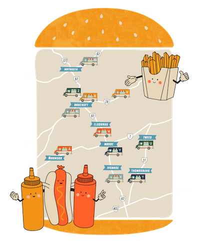 food truck map icon