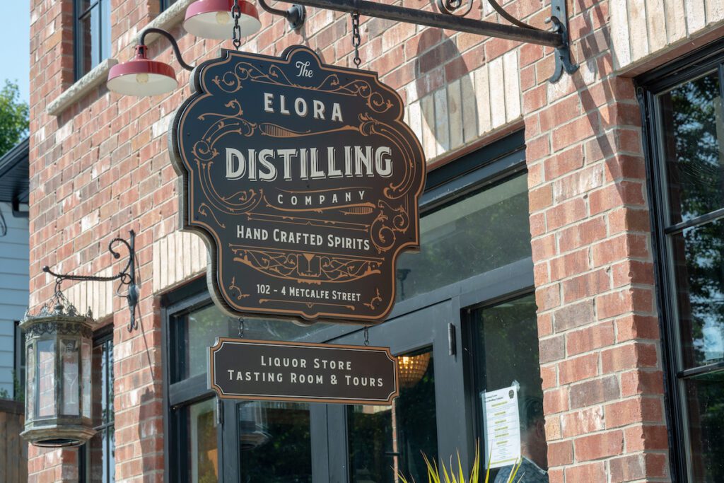 exterior of Elora Distilling COmpany