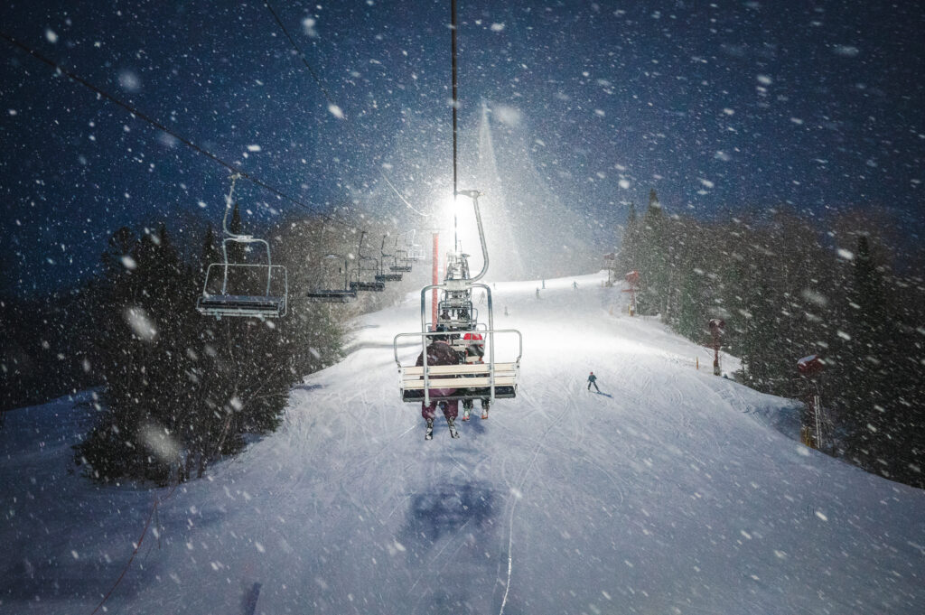 ski lift at searchmont resort