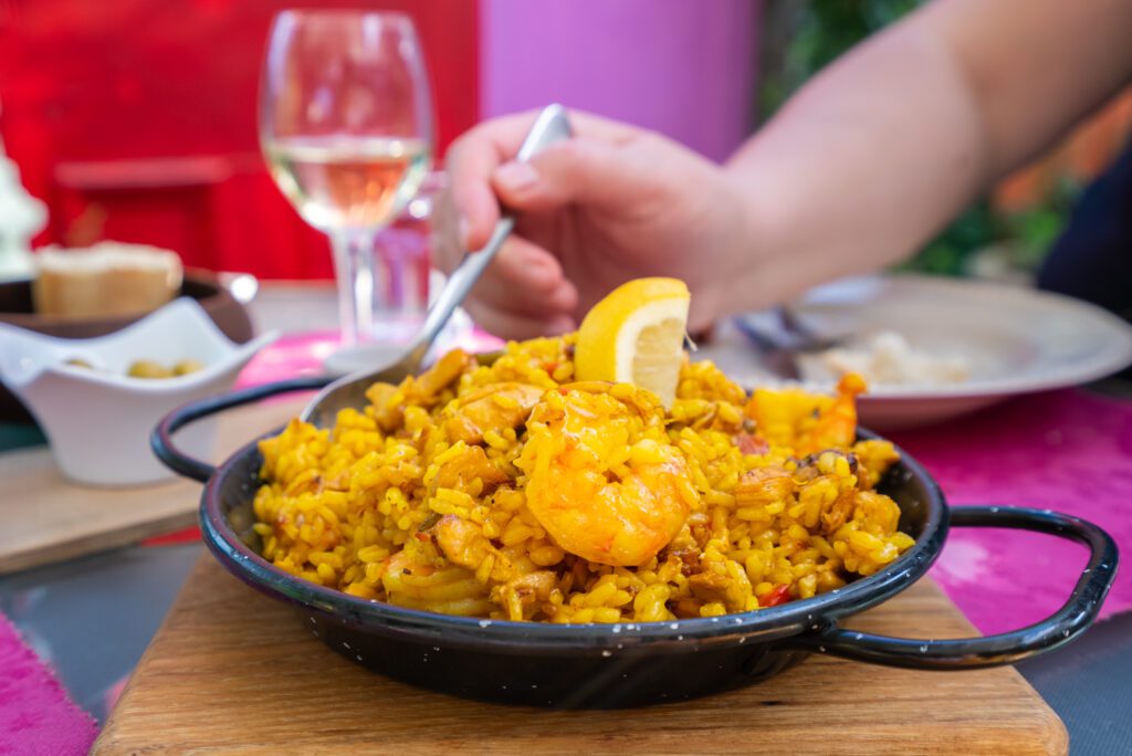 Paella at Fresh Dreams in Peterborough