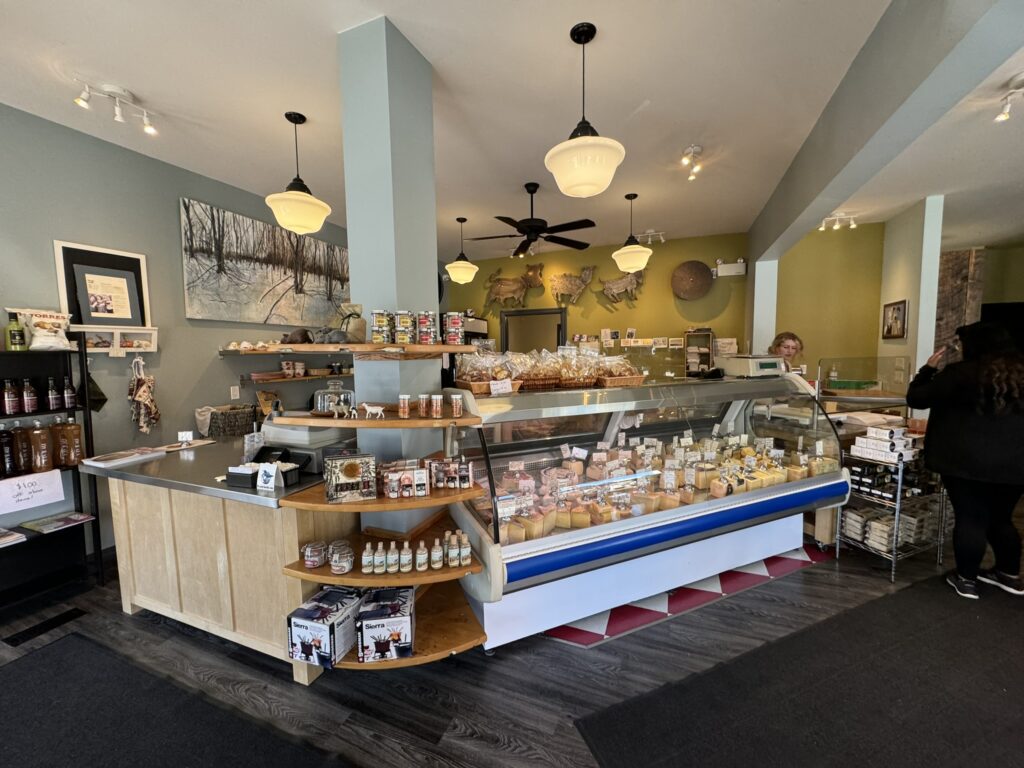 interior of Chasing the Cheese Shop