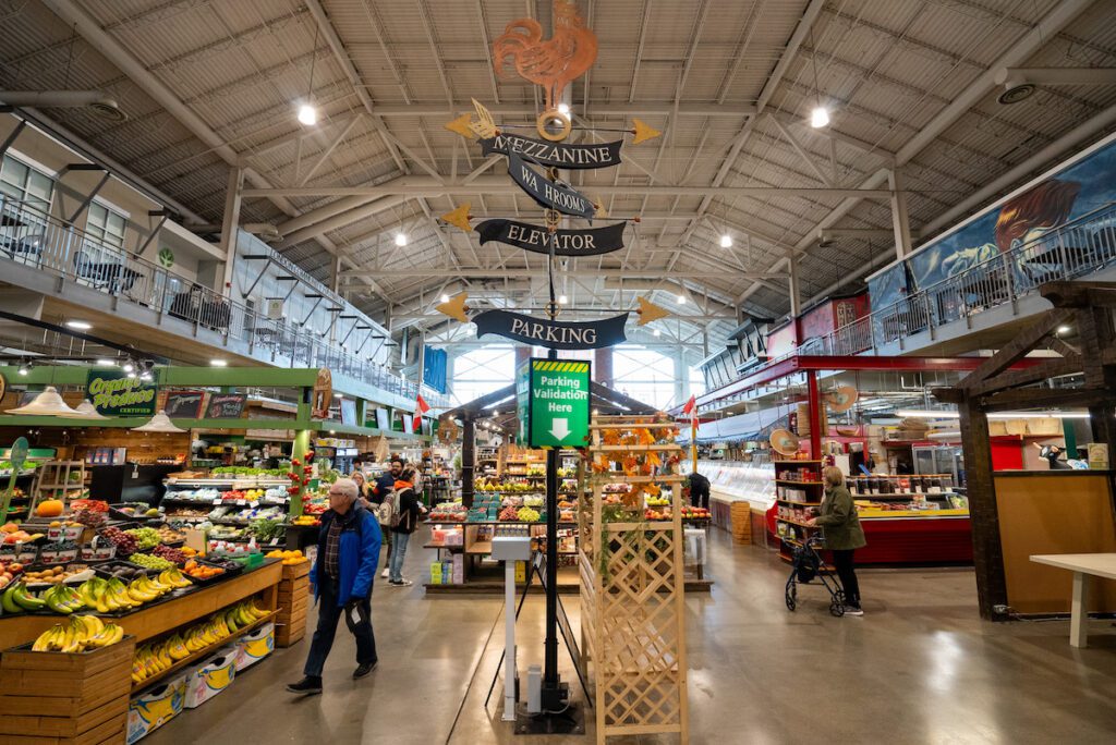 Covent Garden Market interior shot