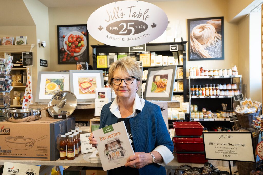 jill holding her cookbook